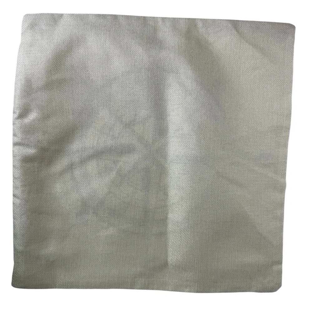 Nautical‎ Navy Blue & Cream Throw Pillow Covers Set of 4 Burlap Zippered 16
